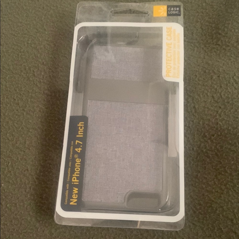 NIP Case Logic gray iPhone 4.7” protective case.